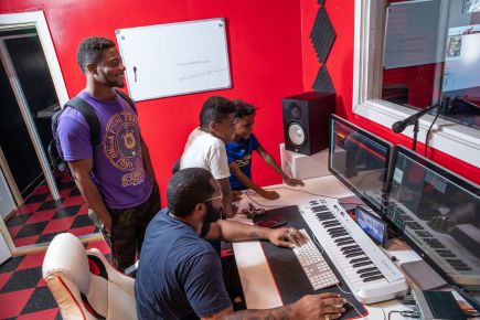 Recording studio hands on learning and creativity 
